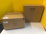 GYROVU floor lamp and set up two (antique brass) wall sconces