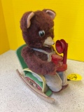 1950s rocking Bear telephone toy