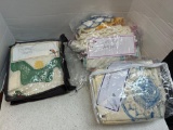 DOILIES aprons, pillowcases and guest towel