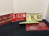 1966 Ohio license plate historical vehicle