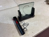 glass frame electric wine opener