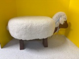 Sheep footstool