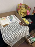 easter eggs, cookie molds, beautiful table cloths, etc.