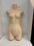 Hanging female dress form 31 inches tall