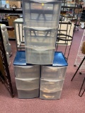 Three Three drawer storage bin