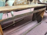 wobbly primitive bench