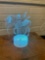 fairy Queen and unicorn fiber optic light with remote changes to 15 colors, flashes, etc.