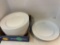 12 Williams Sonoma everyday, white dinner plates