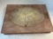INCOLAY stone vintage jewelry box with peacocks and flowers