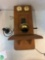 guild Country BELLE wooden crank wall phone radio