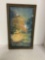 vintage framed print signed Eugene Poujol