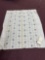 Vintage violet tablecloth with napkins