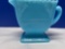 WestMoreland blue glass creamer