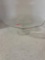 Vintage etched glass cake stand