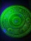 Vaseline uranium glass bowl