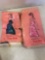 2 vintage hand woven Thai silk dresses in boxes