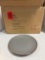 New 12 piece dinnerware set, dark gray