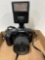 Canon 3580 mm camera with Minolta flash