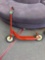 Vintage metal scooter