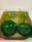 Green glassware