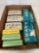 Nine vintage bars of soap