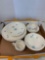11 pieces Franciscan starburst, China atomic age look