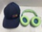 Oracle Red Bull racing hat and headphones