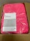 bright pink vanity stool