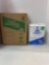 50 sets of paper containers and lids, 100 hard plastic tumblers