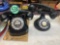 two vintage telephones