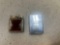 zippo cigarette lighter with advertising and ornate Lunder 1000 lighter with engraving