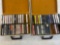 two cases of cassette tapes
