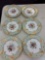 6 Honore Paris plates, 1850s