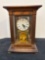LINDEN anniversary clock in oak case
