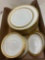 24 pieces, gold encrusted dinnerware, some Haviland