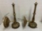Hollywood Regency gilt wall sconces