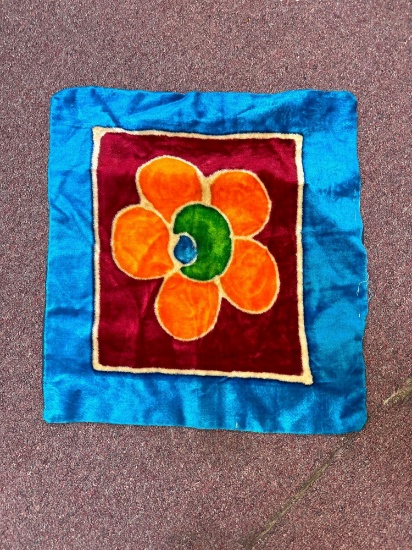 Art deco velvet pillow cover
