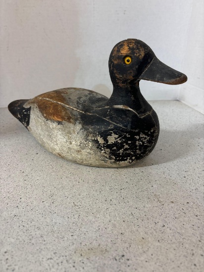 Folk art duck decoy