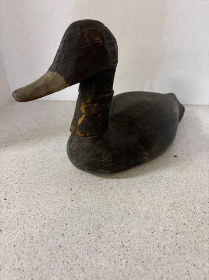 Folk art duck decoy