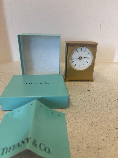Tiffany and Company Small shelf clock