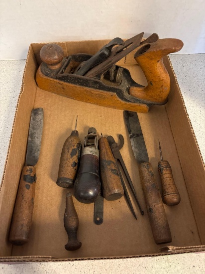 Stanley plane, knives, other tools