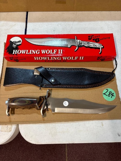 Frost cutlery, howling wolf II large knife
