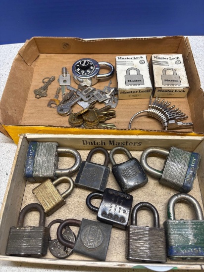 Vintage locks and keys
