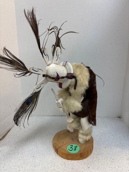 HOPI KACHINA KOKOPELLI Signed on bottom
