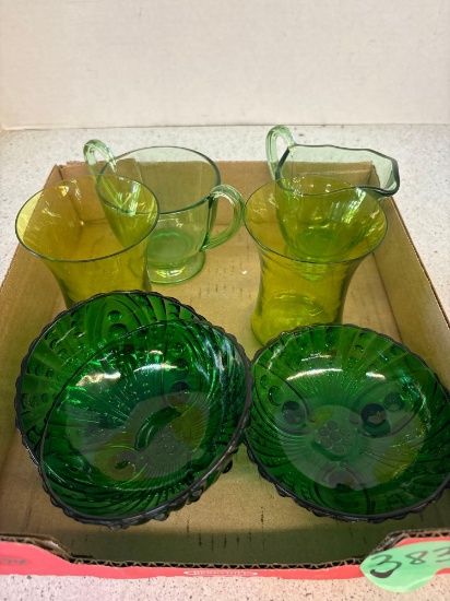 Green glassware