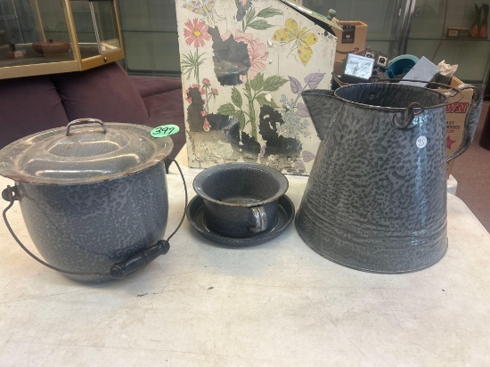vintage granite enamel ware