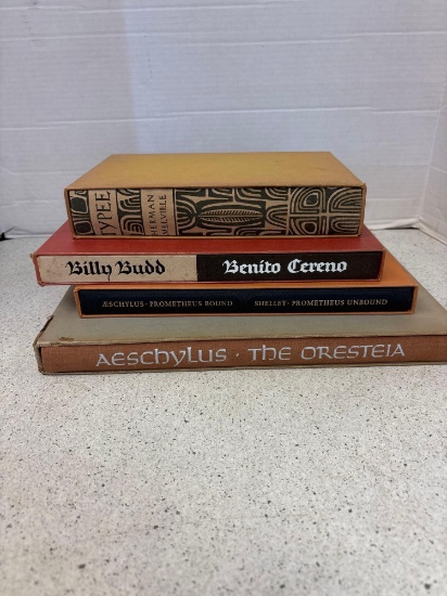 4 heritage press books in jackets