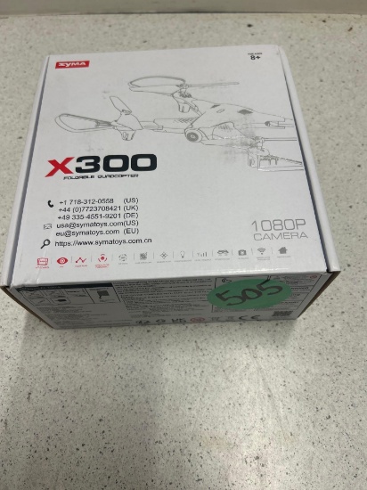 X 300 foldable quad copter