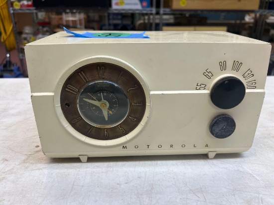 vintage Motorola clock radio