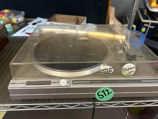 pioneer auto return stereo turntable